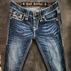 Rock Revival Blue Jeans